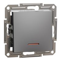 Łącz. schod. z podśw. b/r, antracyt | EPH1500171 Schneider Electric