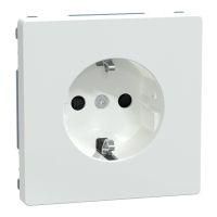 Gniazdo pojedyncze Schuko z/u D-Life biały, Metren | MTN2300-6035 Schneider Electric