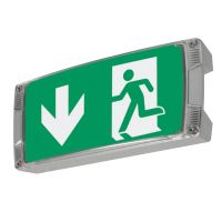 Oprawa awaryjna Atlantic LED S 1-8h/D, jednostronny, IP65, bez piktogramu, CNBOP, 40071354870 | 40071354870 Eaton