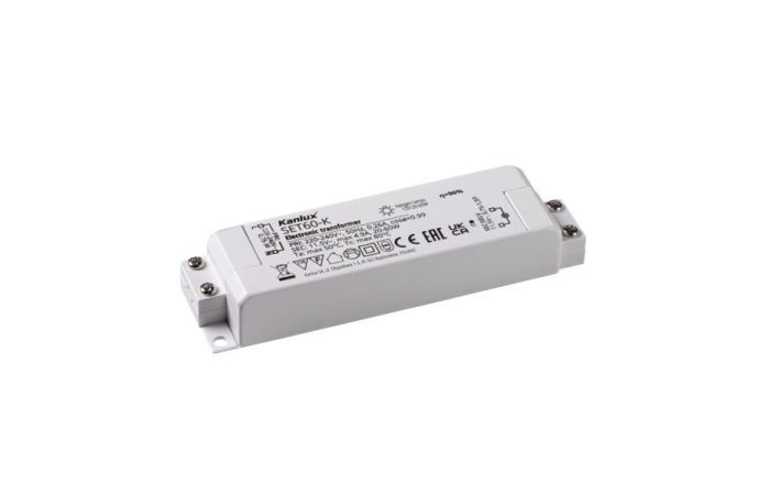 Zasilacz elektroniczny SET60-K 20-60W 230V/12V, biały | 1425 Kanlux