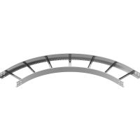 Łuk zewnętrzny drabinki 90st. LDZC400H80 N, gr.blachy 2,0mm | 496540 Baks