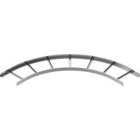 Łuk zewnętrzny drabinki 90st. LDZC400H50 N, gr.blachy 2,0mm | 457140 Baks
