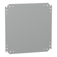 Płyta montażowa pełna ocynkowana do obudowy PLA 500x 500mm , Thalassa | NSYPMM55 Schneider Electric