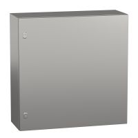 Obudowa wisząca ze stali nierdzewnej S3xIP66 304L 800x800x300mm Spacial | NSYS3X8830 Schneider Electric