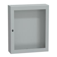 Obudowa Spacial S3D przezroczyste drzwi bez płyty montażowej 1200x1000x300 (WxSxG) IP66 IK08 RAL7035 | NSYS3D121030T Schneider Electric
