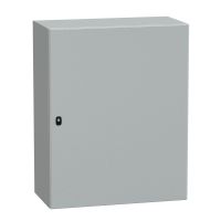 Obudowa wisząca Spacial S3D drzwi gładkie b/pł. mont 1000x800x400 (WxSxG) IP66 IK10 RAL7035, Special | NSYS3D10840 Schneider Electric