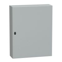 Obudowa wisząca Spacial S3D drzwi gładkie b/pł. mont 1000x800x250 (WxSxG) IP66 IK10 RAL7035, Special | NSYS3D10825 Schneider Electric