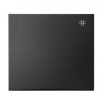 Klawisz łącznika krzyżowego czarny matowy Ospel Aria - K-4U/33 | K-4U/33 Ospel