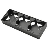 Puszka instalacyjna n/t potrójna, czarny matowy, Sonata | PNP-3R/33 Ospel