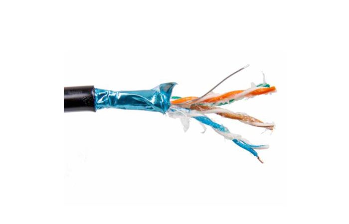 Kabel SecurityNET F/UTP kat. 5e, zewnętrzny, żelowany PE 500m | SEC5EFTPG securityNET