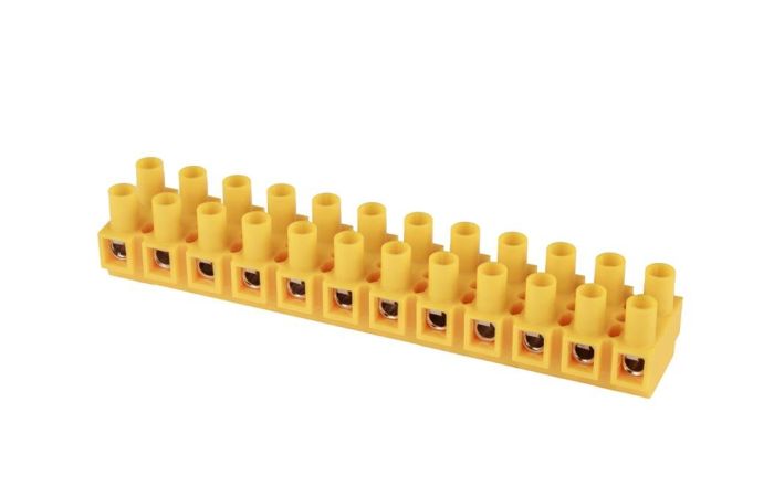 Złączka gwintowa TLZ-4, 12-torowa, żółta (70szt.) | A12-2251 Pokój