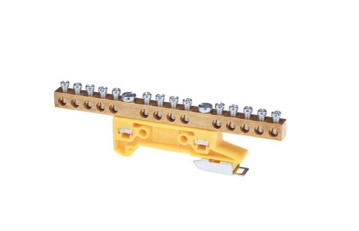 Zacisk ochronny ZO-2107 na TS35, żółty (15szt.) | A14-2131 Pokój