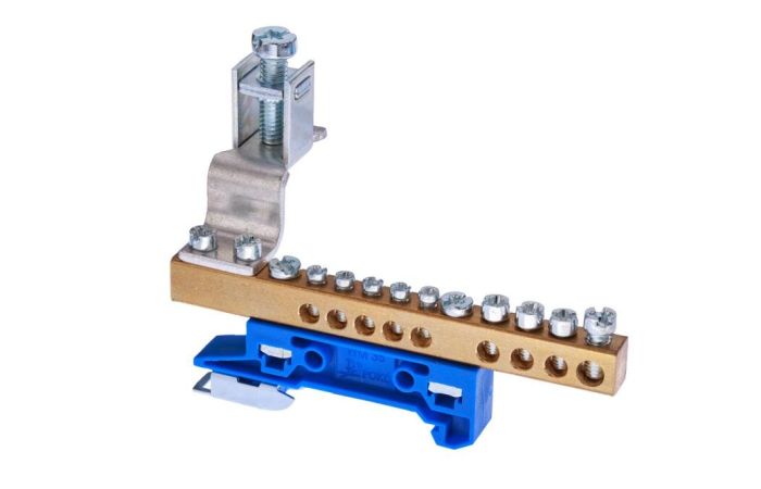 Zacisk ochronny ZO-2111 na TS35, niebieski (10szt.) | A14-2236 Pokój