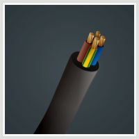 Przewód w izolacji gumowej H07RN-F (OnPD) 4x25 żo 450/750V BĘBEN | G-140157 TF Kable