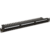 Patch Panel RP-U24V6 24 porty / UTP / Cat6 19”x1Ux120mm | RP-U24V6 Pulsar