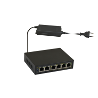 Switch 6-portowy S64 do 4 kamer IP 6 portów (4xPoE + 2xUPLINK) | S64 Pulsar