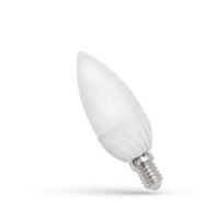 Lampa LED 6W 540lm NW 4000K E14 230V świeczka matowa naturalna biała | WOJ+13758 Wojnarowscy