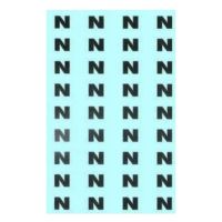 Arkusz samoprzylepny oznacznik przewód neutralny "N" NOZ-N | NOZ-N Trytyt