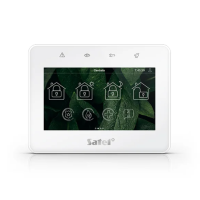 Manipulator graficzny z ekranem dotykowym 4,3" biały | INT-TSG2-W Satel