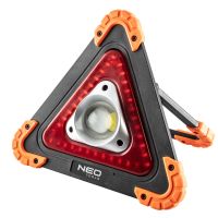 Lampa bateryjna + trójkąt ostrzegawczy 2 w 1 | 99-076 NEO