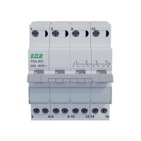Przełącznik instalacyjny sieć-agregat 63A 230/400V 4-biegunowy | PSA-463 F&F