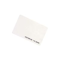 Karta RFID 125kHz 0,8mm z numerem (8H10D+W24A), laminowana, biała | EMC-02 GDE Polska
