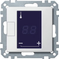 Regulator temperatury uniwersalny 230V 5-50 stopni IP20 z ekranem dotykowym, Merten | MTN5775-0000 Schneider Electric