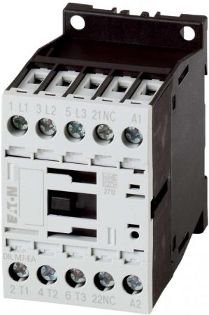 Stycznik mocy DILM 7A 3P 3kW 230V AC 1NC DILM7-01-EA(230V50HZ,240V60HZ) | 190027 Eaton