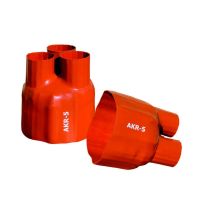 Palczatki termokurczliwe trzypalczaste na średnie napięcie do 36 kV, kolor czerwony AKR5 | TKP3K170568528D1 Radpol