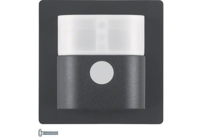 Nasadka czujnika ruchu komfort 1,1m Berker.Net, antracyt, aksamit lakierowany, Q.x | 85345126 Hager