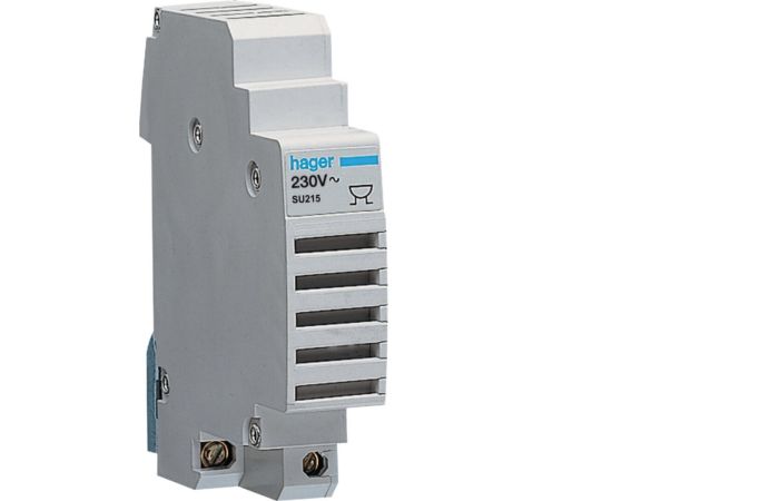 Brzęczyk modułowy 230VAC 0,03A 78dBA | SU215 Hager