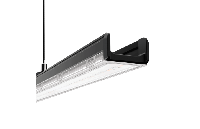 Oprawa hermetyczna LED ATLAS STEEL 41W 6200lm 4000K IP66 IK06 120D 1188mm czarna | 657658 Lena Lighting