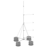 Maszt na czwórnogu ze zwodem odsun. H=6000mm, Vmax=141km/h TYP AN-512E/ALS/4x3P | H926386 An-kom