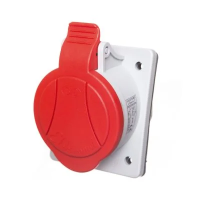 Gniazdo Tablicowe skośne GTS 32/4 Gniazdo 32A/400V 3P+Z | 921826 Elektromet