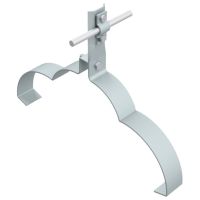 Uchwyt gąsiorowy H=8 cm drut Fi 5-10mm, ocynk | AH04141 AH Hardt