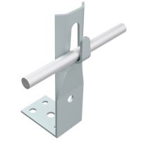 Uchwyt kątowy H=8cm,drut Fi--5-8mm, ocynk | AH05031 AH Hardt