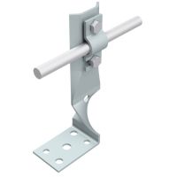 Uchwyt kątowy H=7 cm, drut Fi--5-10mm, ocynk | AH05081 AH Hardt