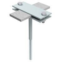 Uchwyt uniwersalny L= 18 cm B do 50mm wkręcany, ocynk, ocynk | AH06391 AH Hardt