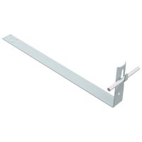 Uchwyt dachówkowy L=38 cm H=10 cm drut Fi 5-8mm, ocynk | AH09011 AH Hardt