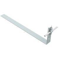 Uchwyt dachówkowy L=38 cm H=10 cm drut Fi 5-10mm, ocynk | AH09031 AH Hardt