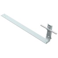 Uchwyt dachówkowy przykręcany do łaty z blaszką, skręt, L=43cm, ocynk | AH09191 AH Hardt
