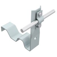 Uchwyt dachówkowy H=10 cm drut Fi 5-10mm, ocynk | AH09271 AH Hardt