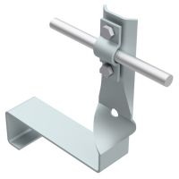 Uchwyt dachówkowy L=10 cm H=10 cm drut Fi 5-10 m, ocynk | AH09321 AH Hardt