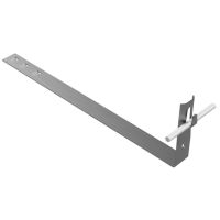 Uchwyt dachówkowy L=43 cm, H=10 cm, drut Fi 5-8mm, stal nierdzewna | AH09203 AH Hardt