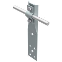 Uchwyt prosty H=8 cm, drut Fi-5-10mm, ocynk | AH11041 AH Hardt