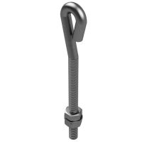 Uchwyt naciągowy oczko, L=25cm, stal nierdzewna | AH13023 AH Hardt