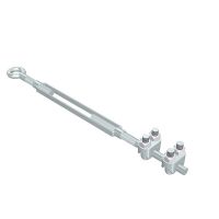 Uchwyt naciągowy rzymski M10x125 drut Fi--6-10mm, ocynk | AH18031 AH Hardt