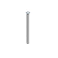 Maszt mocowany do ściany/konstrukcji do zwodów podwyższonych, H=500mm, aluminiowy | AH41001 AH Hardt