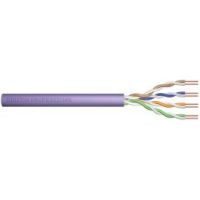 Kabel teleinformatyczny U/UTP kat.6 PVC drut fioletowy /karton 305m/ KRĄŻEK | DK-1611-V-305-1 Assmann