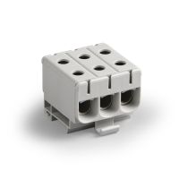 Zacisk uniwersalny Al/Cu 3-torowy 2,5-50mm2 szary, KE61.03 | KE61.03 Legrand